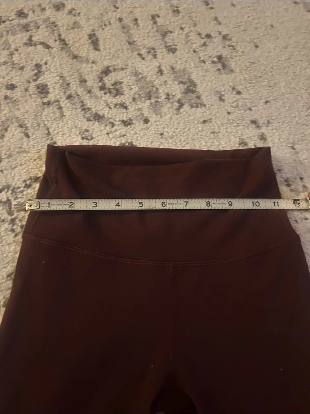 Lululemon High-Waist Burgundy maroon Leggings size 4
